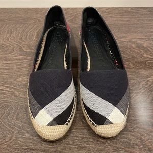 Burberry Monogram Cotton Espadrilles